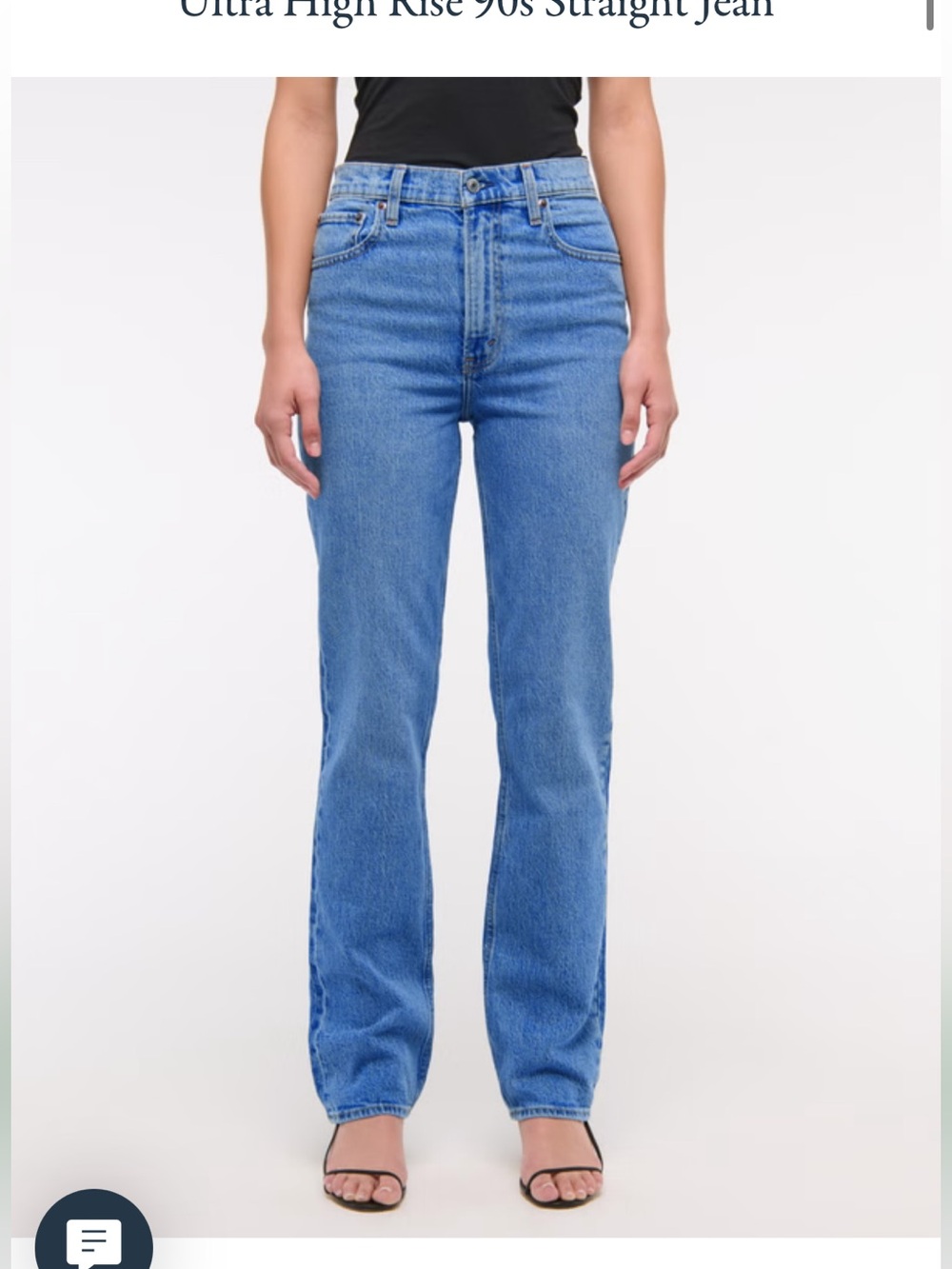 Abercrombie & Fitch Women's 90s straight ultra high rise Jeans